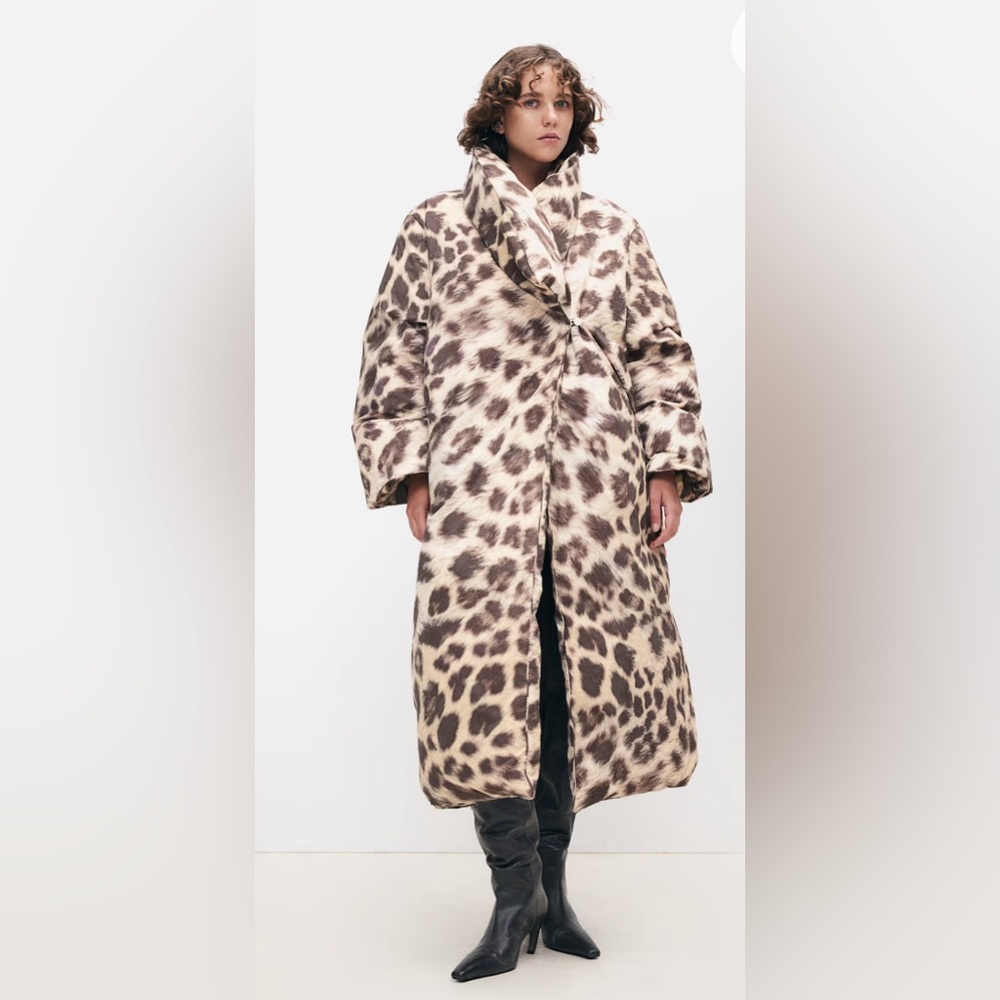 H&M STUDIO COLLECTION WATER-REPELLENT DOWN PUFFER COAT
